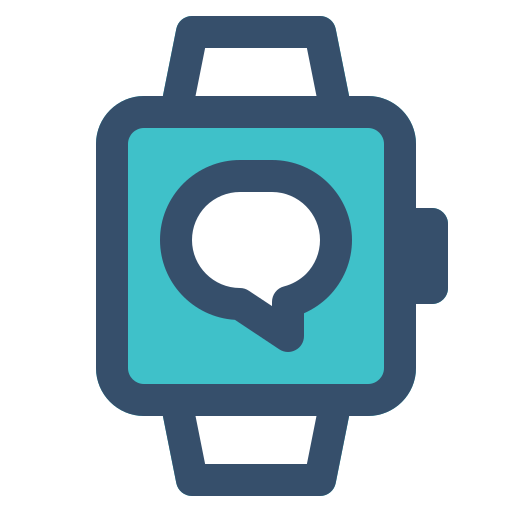 Conversation, smart, smart watch, watch icon